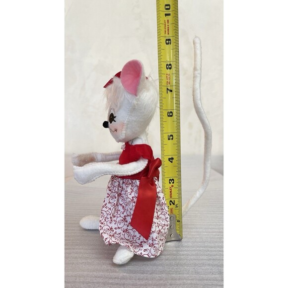 Annalee 2018 Valentine Mouse Doll 8" Mobility Series – Missing Accessory READ - Picture 9 of 12